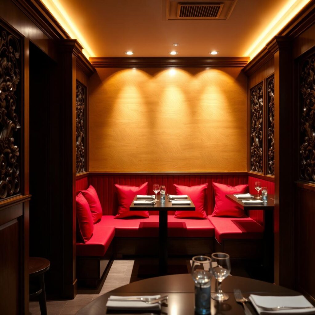 Private Newari dining booth